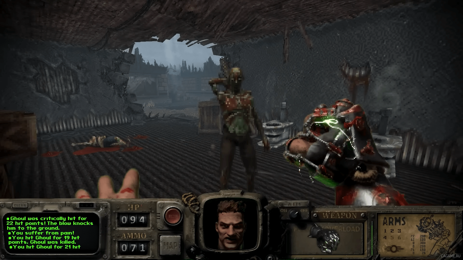 Когда Fallout встречает Doom: взгляд на атмосферную переделку Necropolis